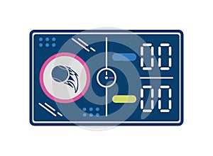 padel tennis scoreboard