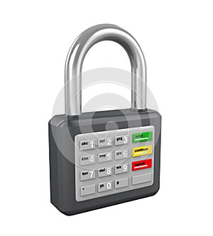 Padlock with ATM Keypad