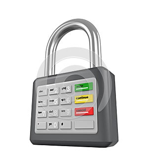 Padlock with ATM Keypad