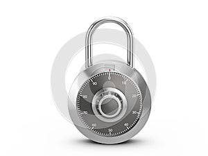 Padlock combination lock