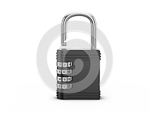 Padlock combination lock