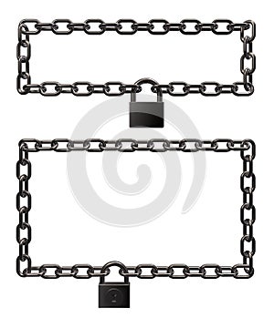 Padlock frames