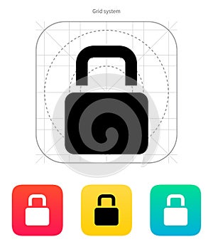 Padlock icon.