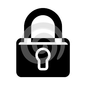 padlock icon is a simple graphic representation of a lock,