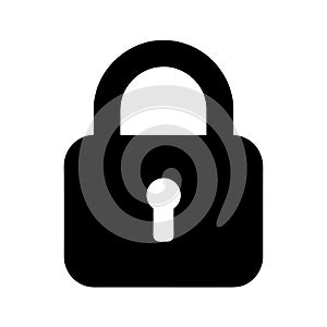 padlock icon is a simple graphic representation of a lock,