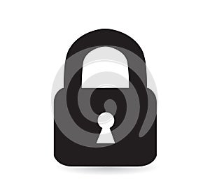 Padlock icon symbol vector