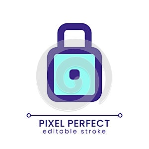 Padlock pixel perfect RGB color ui icon