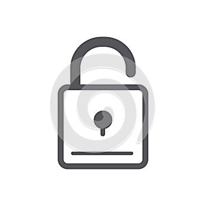 padlock. Vector illustration decorative design