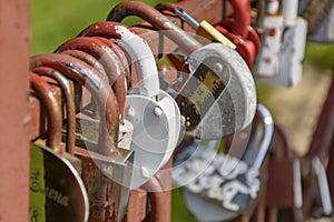 Padlock, which symbolically embodies the feelings of lovers and newlyweds to each other and acts as a pledge of their loyalty