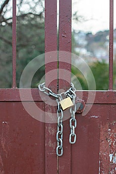 Padlocked Gate: Securing Boundaries