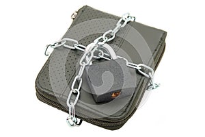 Padlocked wallet