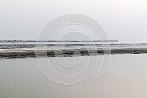 Padma river in Rajshahi, Banglade photo