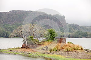 Padma Talao and the ruins of ancient structures in Ranthambore National Park