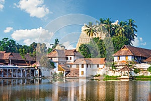 Padmanabhapuram Palace in front of Sri Padmanabhaswamy temple in Trivandrum Kerala India