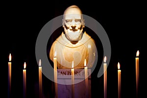 Padre Pio statue photo