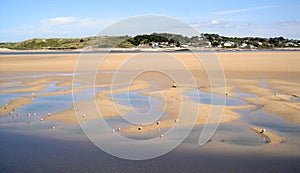 Padstow Beach in Cornwall, England