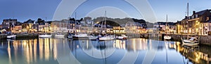 Padstow Harbour at Dusk, Cornwall photo