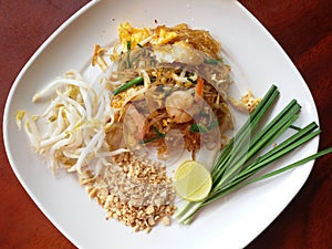 Padthai glassnoodle thai food