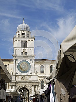 Padua: Ancient clock tower photo