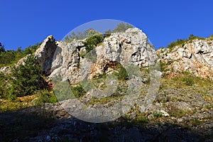 Padurea Craiului mountains, Crisului Repede Gorge. Bihor County, Romania.