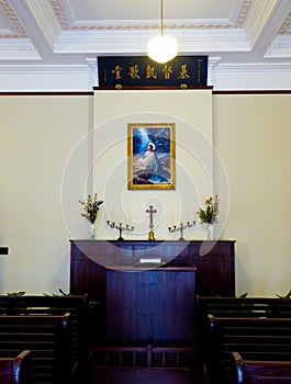 Paean hall inside Meiling palace