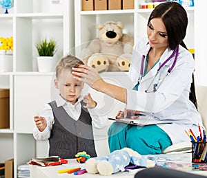 Paediatrics medical concept