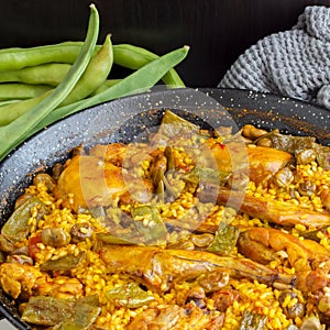 Paella Valenciana - Spanish Food