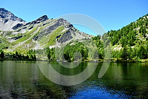 Paesaggio Alpino del Lago D`Arpy photo