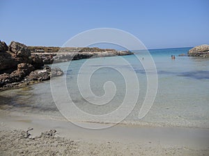 Paesaggio marittimo a porto selvaggio photo