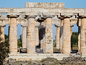 Paestum - Columns of the Temple of Athena