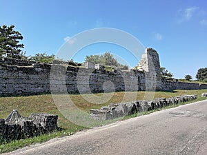 Paestum - Defensive walls