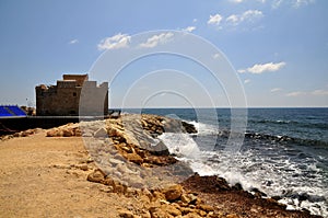 Pafos-old fortress photo