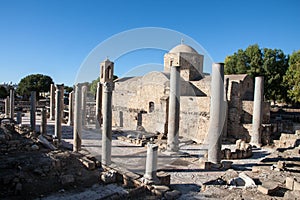 Pafos Ruins ans Old Orthodox Church