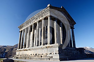 Pagan sun temple,Garni,Armenia,classical Hellenistic building