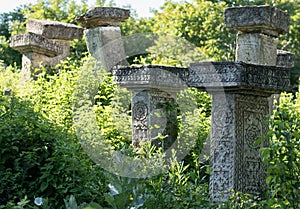 Pagan Tombstone in the village of Rajac, near Negotin, Serbia