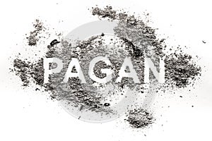 Pagan word as religion option, spirituality, astrology, freedom