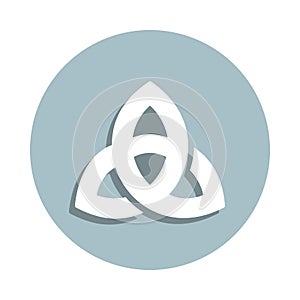 Paganism badge icon. Simple glyph, flat vector of world religiosity icons for ui and ux, website or mobile application