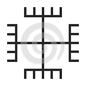 Paganism symbol icon photo