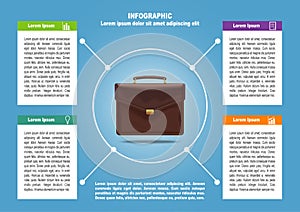 Page 1 of 4 for infographic with brief case