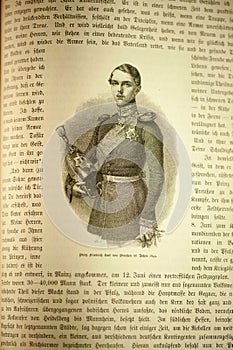 Page from german book