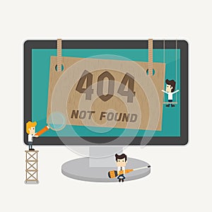 Page not found, 404 error