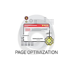 Page Optimization Content Management Icon