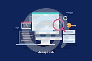 On page seo, website coding, programming development designed for search engine optimization.