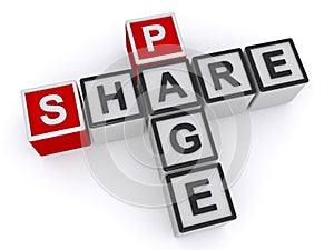 Page share word blocks