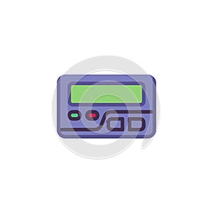 Pager or a beeper flat icon