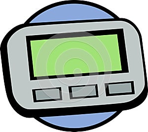 pager or beeper vector illustration