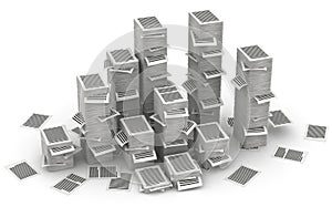 Pages paper stacks 3d isometry