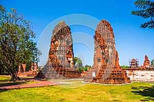 Pagoda at Ayutthaya Historical Park in Thailand