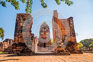 Pagoda at Ayutthaya Historical Park in Thailand