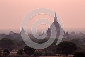 Pagoda in Bagan earlier this year